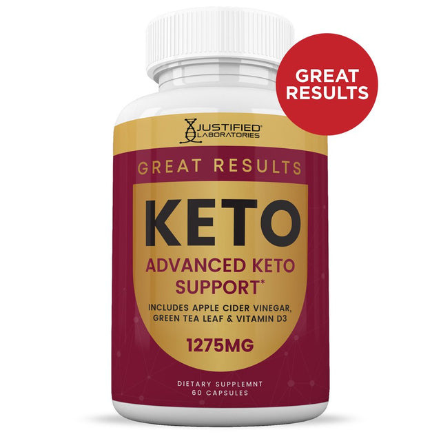 (10 Pack) Justified Laboratories Great Results Keto ACV MAX Pills 1675Mg Dietary Supplement 600 Capsules