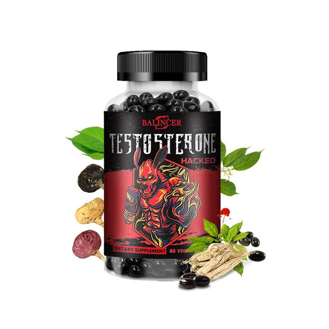 Testosterone Booster for Men 1500Mg 12In1 with Goat Grass, Zn.C, Vitamind, Ginseng, Tribulus Terrestris, Ashwagandha, Tongkat Ali & More - Performance, Energy Booster, Memory Support-120Capsules