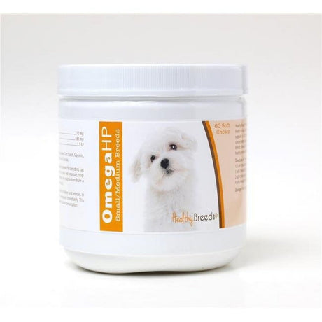 Healthy Breeds Maltese Omega HP Fatty Acid Skin and Coat Support Soft Chews