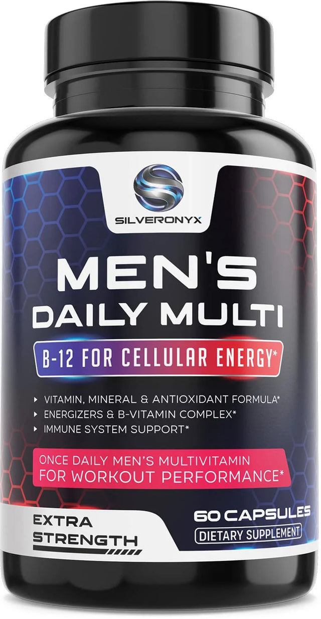 Multivitamin for Men | Men'S Daily Multi Vitamins A, C, D, E, B, Lycopene, Zinc, Calcium & More | Energy, Immune & Overall Health Support for Him | Adult Vitamin Multivitamins Supplement - 60 Capsules