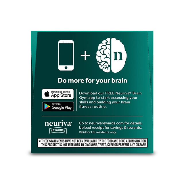 Neuriva Ultra Brain Health Supplement, Memory, Focus & Concentration Support, 60 Capsules