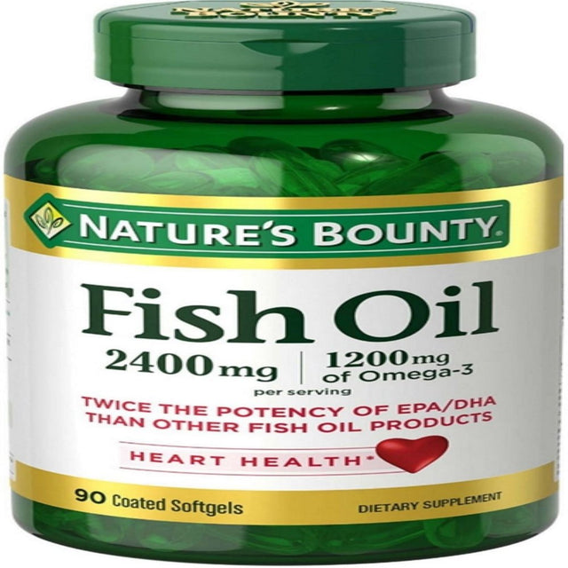 Nature'S Bounty Fish 2400 Mg Oil Softgels, 360 Count (4X90Ct)