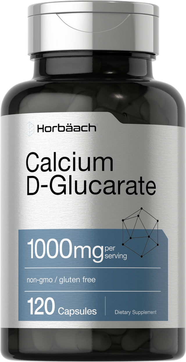 Calcium D Glucarate 1000Mg | 120 Capsules | Non-Gmo, Gluten Free Supplement | by Horbaach