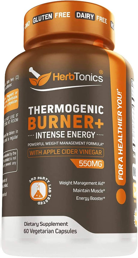 Thermogenic Fat Burner | Weight Loss Pills for Women and Men | Fat Burners Supplement for Man - 60 Vegetarian Pills