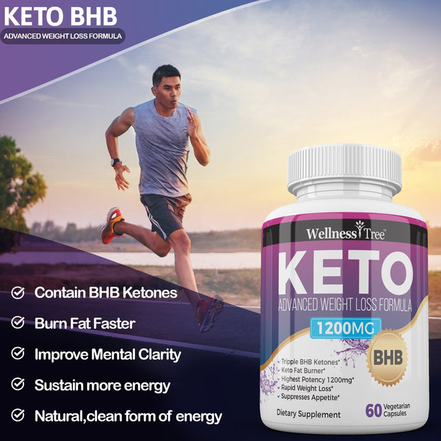 (3 Pack) Keto Diet Pills - Max Strength 1200Mg, Utilize Fat for Energy with Ketosis - Boost Energy & Focus, Manage Cravings, Support Metabolism - Keto BHB Supplement for Women and Men