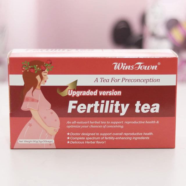 Wins Town Fertility Tea for Women, Promotes Ovulation, Supports Hormonal Balance and Pregnancy, 30 Tea Bags