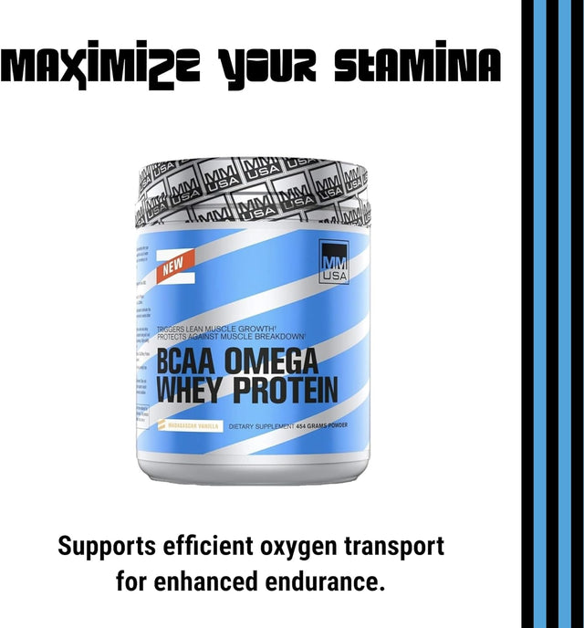 BCAA Omega Vanilla Protein: Premium Recovery & Muscle Growth Formula