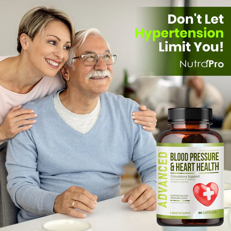 Heart Health BP Support Supplement - Support Blood Pressure & Healthy Circularity.