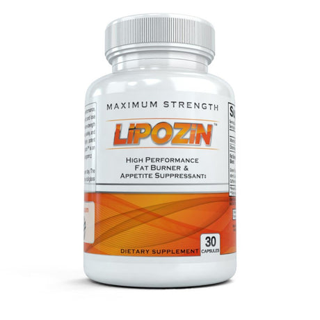 Lipozin Hardcore Thermogenic Belly Fat Burner & Appetite Suppressant, 30 Capsule