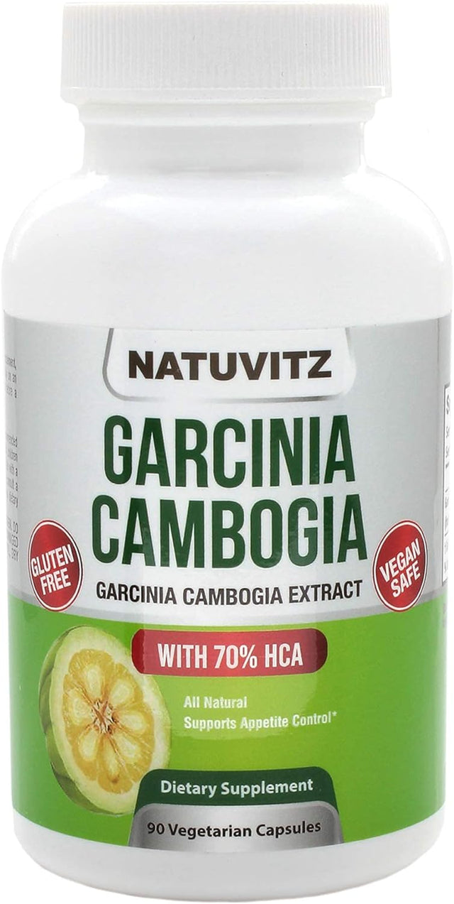 Garcinia Cambogia Extract 70% HCA – Vegan Friendly, Gluten Free, Non-Gmo Supports and Improves Digestion System, Metabolism Booster Pills 1600Mg (90 Count)