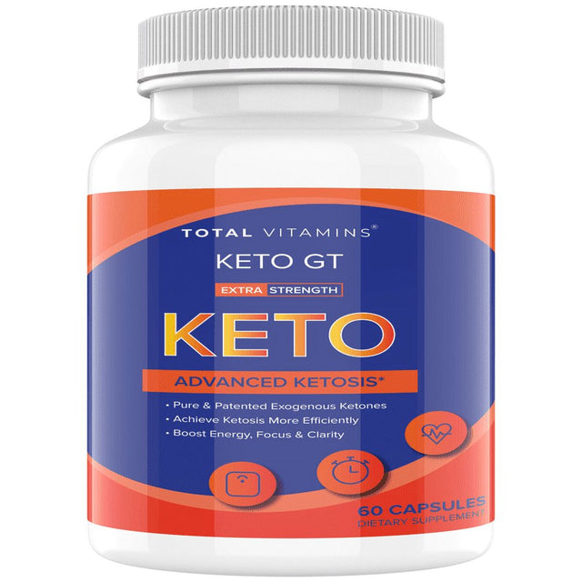 Keto GT Advanced Weight Loss 800Mg Fast Keto Diet Pills Fat Burner 60 Capsules