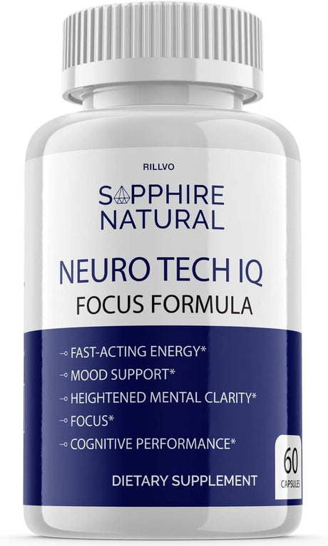 Neuro Tech IQ Neurotech IQ Pills Brain Supplement 60 Capsules