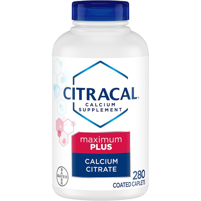 Citracal Calcium Citrate Maximum plus Caplets plus D3 (280 Count)