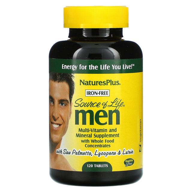 Nature'S plus - Source of Life Men Iron-Free - 120 Tablets