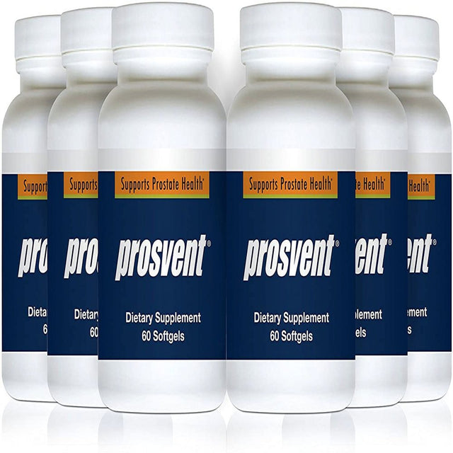 Prosvent – Natural Prostate Health Supplements for Men – Clinically Tested Ingredients - Saw Palmetto, Pygeum, Lycopene, Stinging Nettle, Beta Sitosterol, Pumpkin Seed Oil. 6 Month Supply