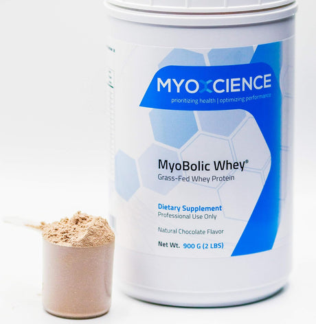 MYOXCIENCE Myobolic Whey | Grass Fed Whey Protein Concentrate | Supports Protein Metabolism and Healthy Body Composition