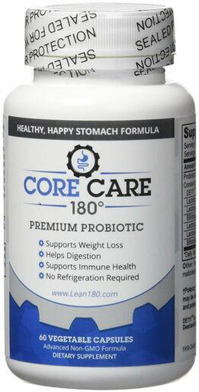 Core Care 180 | Best Probiotics for Weight Loss | Gut Health for Men and Women | All Natural Diet Supplement | Helps Digestion | Reduces Bloating Constipation Gas (30 Day Supply)