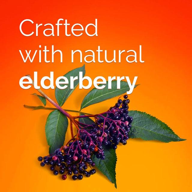 Emergen-C Elderberry Fizzy Drink Mix, Elderberry Immune Support, Natural Flavors, with High Potency Vitamin C, 18 Count