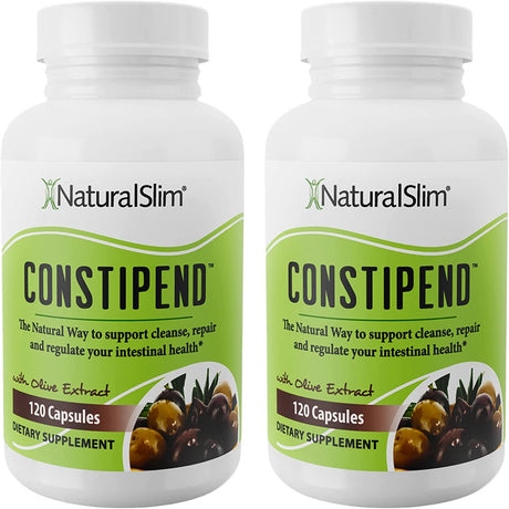 Naturalslim Constipend® - Colon Cleanse and Constipation Relief - 2 Pack, 120 Capsules