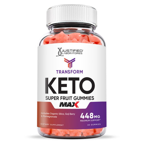 (2 Pack) Transform Keto Max Gummies Dietary Supplement 120 Gummys