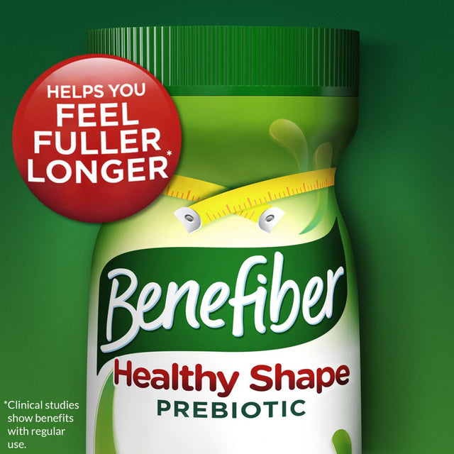 Benefiber Healthy Shape Prebiotic Fiber Powder for Digestive Health, 17.6 Oz