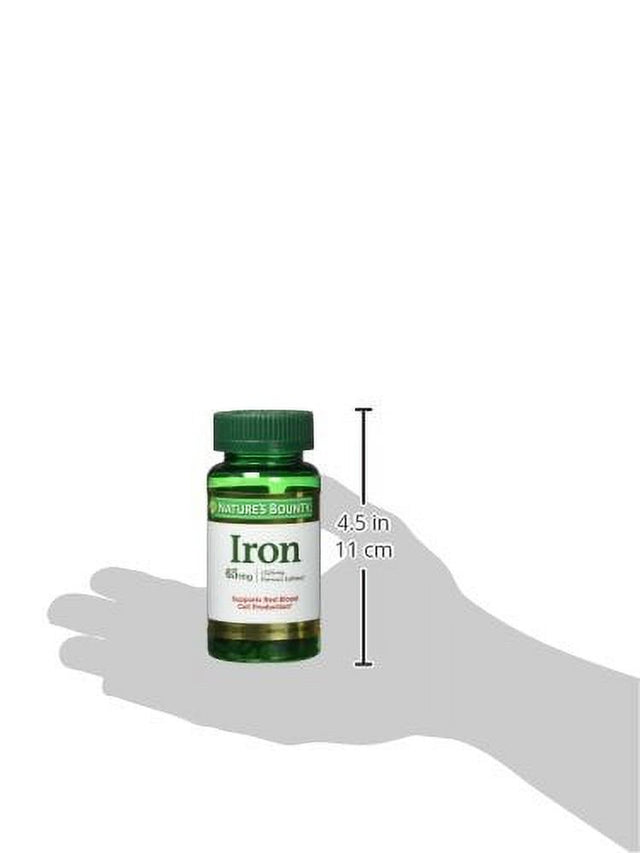 Nature'S Bounty Mineral Supplement Iron Tablets, 65 Mg, 100 Ct