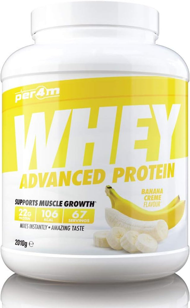 Whey Advanced Protein Powder, 67 Servings of Delicious Muscle Building Protein, Banana, 2010G