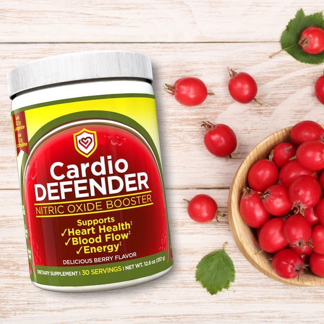 Cardio Defender - L-Arginine Powder with 5,200Mg L-Arginine per Serving- Heart Health Drink Mix