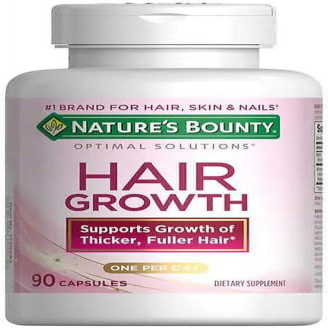 Nature'S Bounty Optimal Solutions Hair Growth, 90 Capsules