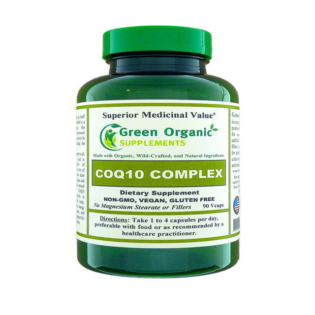 Coq 10 Complex, Ubiquinone, 90 Vcaps, High Absorbable, Non-Gmo, Gluten-Free (Pack of 5)