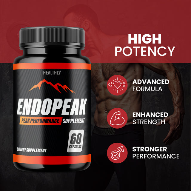 (3 Pack) Endopeak Supplement Male Support Powder Pills Pump Extra Strength Formula (180 Capsules)