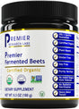 Premier Research Labs Fermented Beets - Gut Health Support Supplement for Women & Men* - Organic Beetroot Aids Digestive Health* - Fermented Beetroot Powder Supports Overall Health* - 6.3 Oz Powder