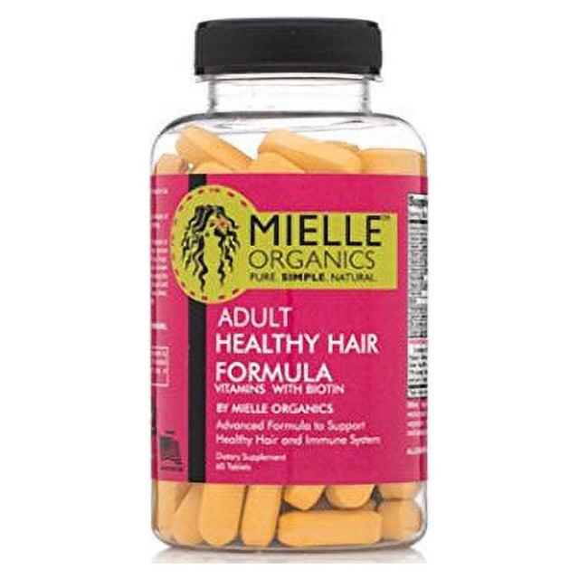 Mielle Organics Adult Healthy Hair Formula Vitamins, 60 Count