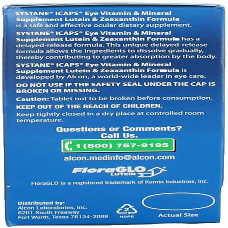 Systane ICAPS Eye Vitamin AREDS, 120 Coated Tablets