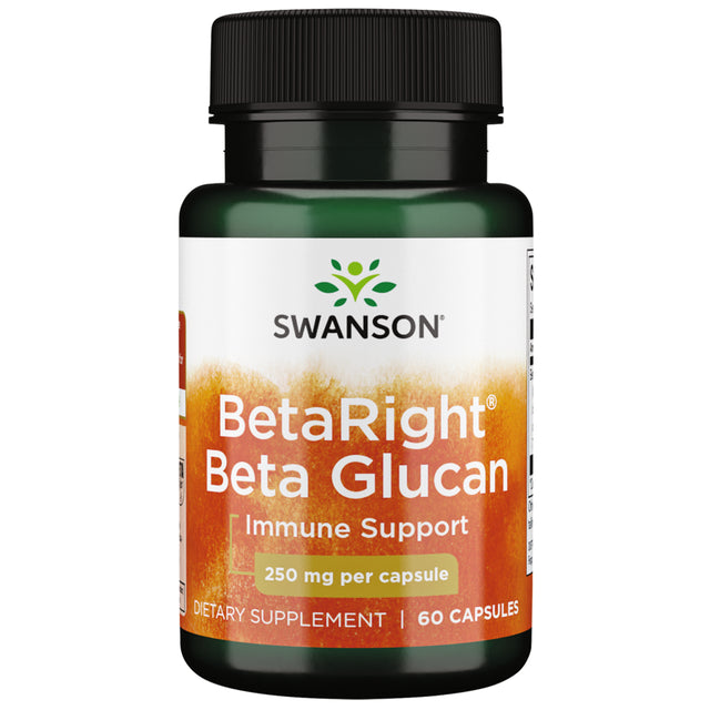 Swanson Betaright Beta Glucan 250 Mg 60 Capsules