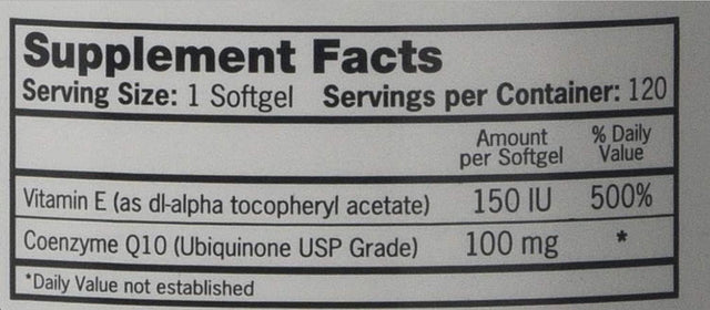 Qunol Ultra Coenzyme Q10 (Coq10) 100Mg Softgels, 120 Ct.