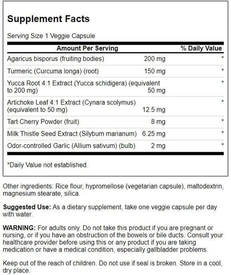 Swanson Uric Acid Cleanse - Natural Supplement Promoting Kidney Support - Features a Powerful Combination of 7 Herbs - (60 Veggie Capsules) 4 Pack