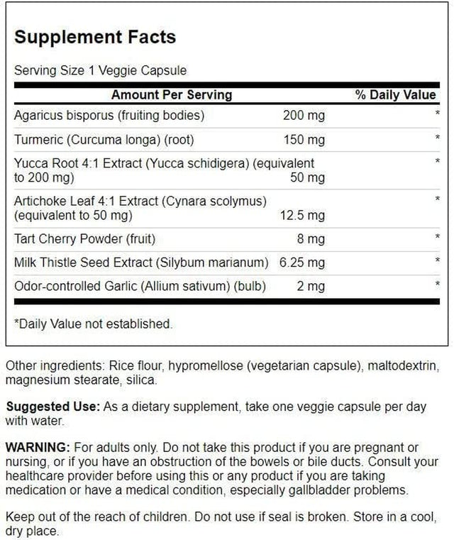 Swanson Uric Acid Cleanse - Natural Supplement Promoting Kidney Support - Features a Powerful Combination of 7 Herbs - (60 Veggie Capsules) 4 Pack