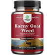 Horny Goat Weed for Male Enhancement - Extra Strength Horny Goat Weed for Men 1590Mg Complex with Tongkat Ali Saw Palmetto Extract Panax Ginseng and Black Maca Root for Stamina & Energy - 90 Servings