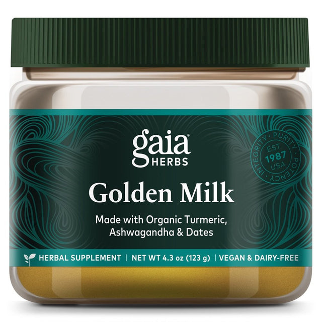 Gaia Herbs Golden Milk Powdered Turmeric Blend -- 3.7 Oz