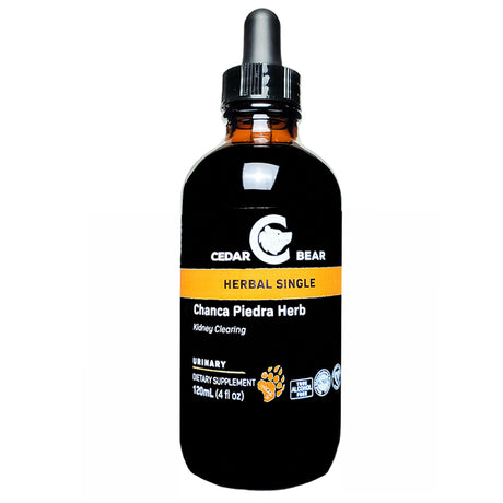 Cedar Bear Chanca Piedra - a Liquid Herbal Supplement That Helps Clear Gallbladder and Kidneys, Supports Hepatic, Cardiovascular, Respiratory and Digestion 4 Fl Oz / 120 Ml