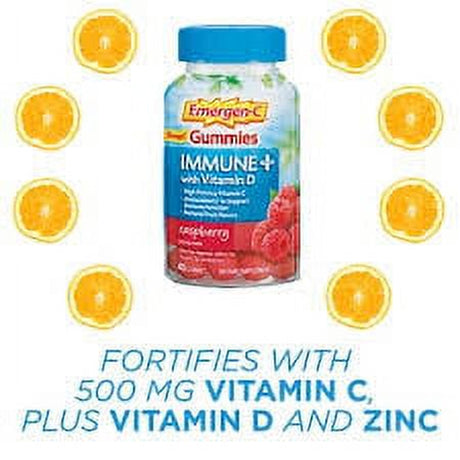 Emergen-C Immune+ System Support, Raspberry 10 Ea (Pack of 3)