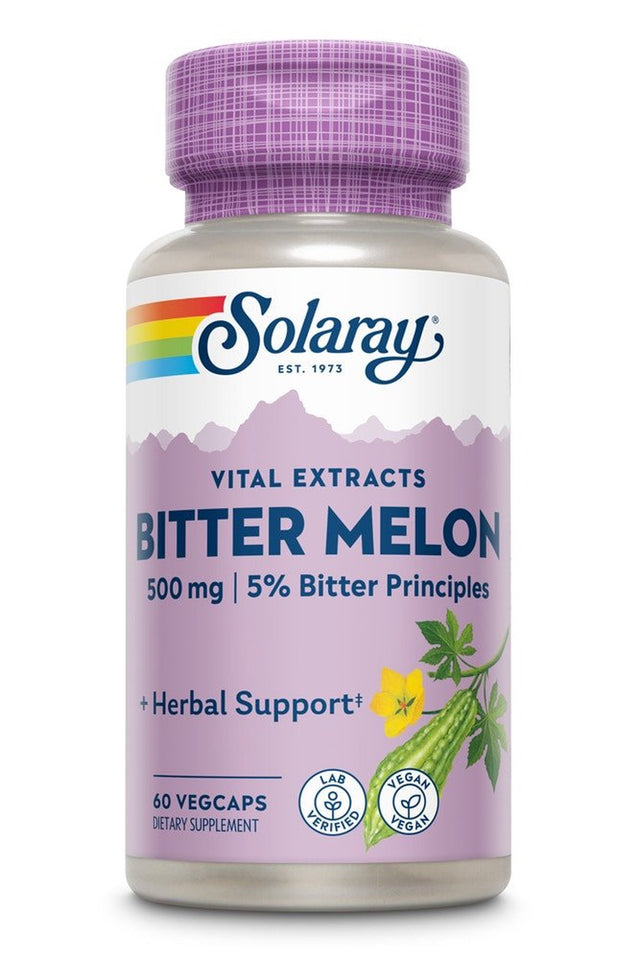 Solaray Bitter Melon Fruit Extract -- 500 Mg - 60 Vegcaps