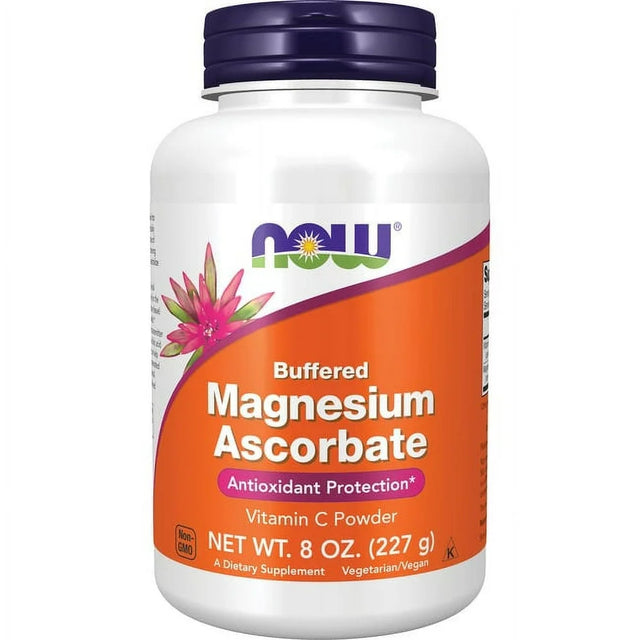 Now Foods Magnesium Ascorbate Powder 8 Oz Powder