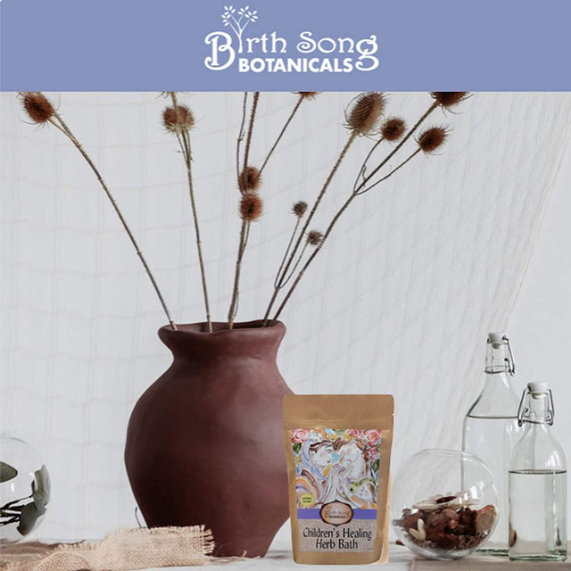 Birth Song Botanicals Children'S Healing Herb Bath for Allergy, 8Oz Bag Herbal Bath Salt