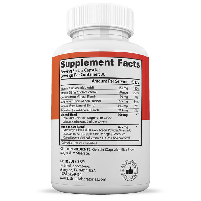 (3 Pack) Impact ACV MAX Pills 1675 MG Stronger than Gummies Advanced Keto Support 180 Capsules