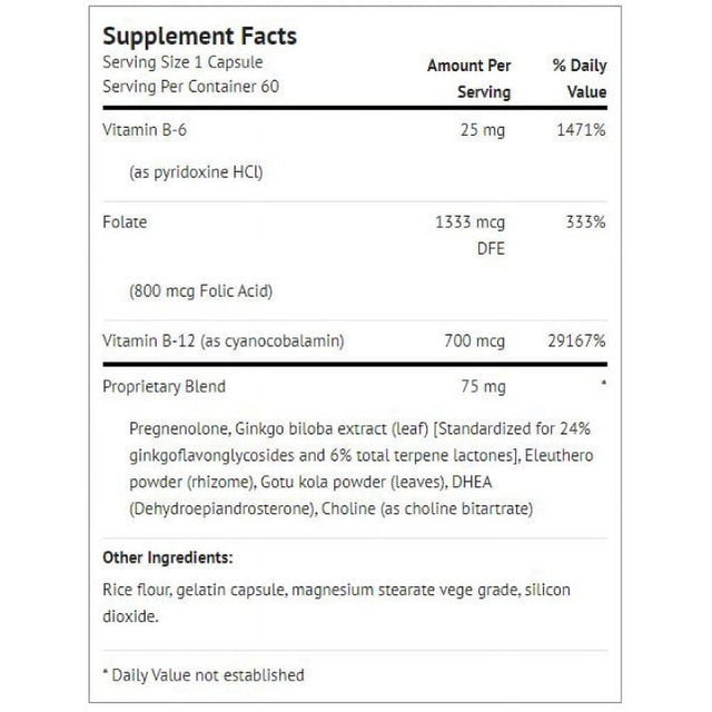 Botanic Choice Advanced Memory Complex™ Memory Dietary Supplement, 60 Capsules