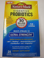 Nature Made Digestive Probiotics Ultra-Strenth, 25 Capsules (Pack of 2)