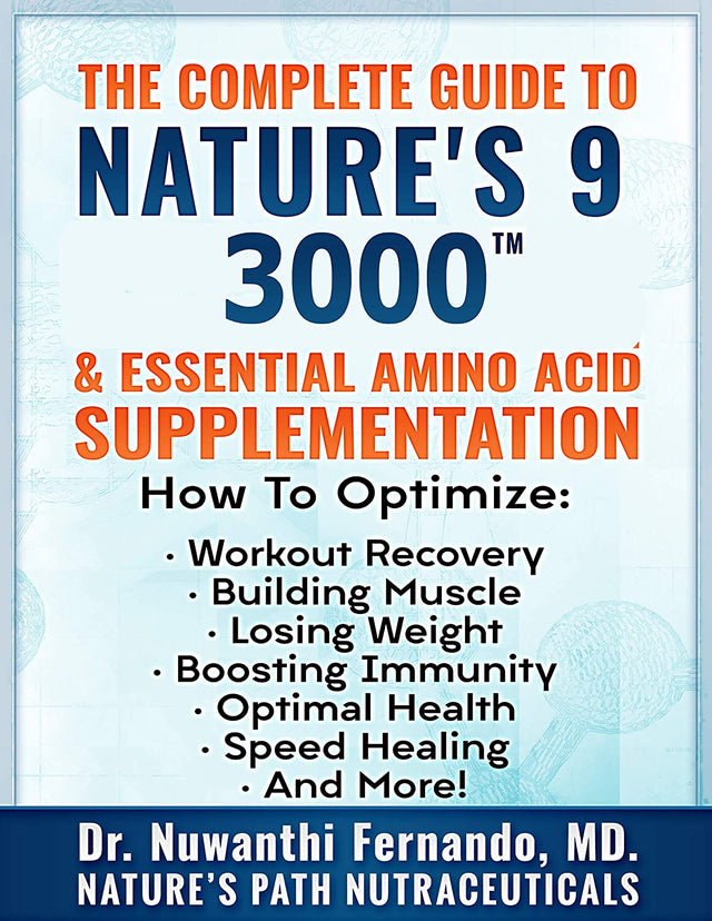 Nature'S 9 3000 Essential Amino Acids Supplement, Best EAA Amino Acid Complex All 9 Essential Amino Acid Pills, Vegan Aminos 90 Pill 1 Gram per Tablet