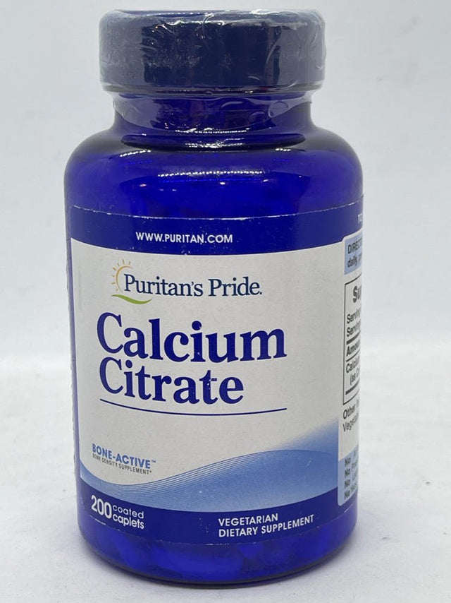 Puritans Pride Calcium Citrate 200 Mg, 200 Count